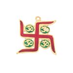 Click Pujan Swastik Hanging | Main Door Vastu Decor | Auspicious Pooja Item for Diwali, Navratri