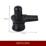 Click Pujan 4 Inch Black Marble Shivling | Mahadev Idol for Home Temple | Handcrafted Lord Shiva Lingam for Pooja & Worship - Image 3