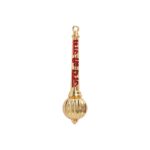 Click Pujan Idol Statue Jai Shree Ram Hanuman Ji Gada Showpiece for Home and Pooja Decoration | Murti for Home Decoration and Office Decoation for Hanuman Jayanti, Housewarming