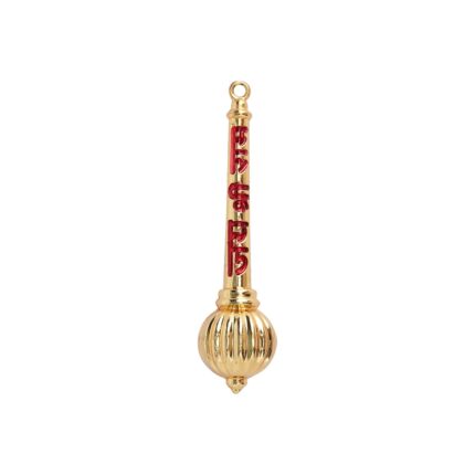 Click Pujan Hanuman Gada - 4" Showpiece for Home Puja Decoration | For Office & Housewarming | Hanuman Jayanti