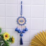 Click Pujan Evil Eye Wind Chime - Nazar Batu Door Hanging for Protection & Good Luck - Image 4