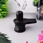 Click Pujan 4 Inch Black Marble Shivling | Mahadev Idol for Home Temple | Handcrafted Lord Shiva Lingam for Pooja & Worship - Image 4