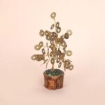 Click Pujan Coin Tree Vastu Feng Shui Money Tree for Home | Office & Mandir | Decorative Kalpvriksha Tree for Diwali | Griha Pravesh, Laxmi Pujan & Good Luck