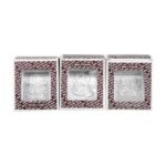 Click Pujan Silver Coated Acrylic Idols - Ganesh Lakshmi, Radha Krishna for Home & Office Decor