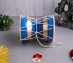Click Pujan Big Shiv Damru - Handmade Wooden Damru for Bhakts, Shivratri Pujan & Meditation - Image 5