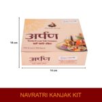 Click Pujan Navratri Kanya Pujan Kit | Hair Band, Chunni, Kangna, Bracelet | Divine Samagri Box - Image 3