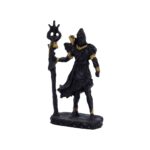 Black Aghori Shiva idol with Trishul, ideal for Diwali, housewarming, or Shivratri decor and gifting.