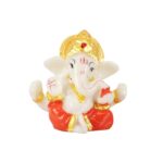 Click Pujan Small Ganesh Murti for Car Dashboard - Polyresin Home Decor Showpiece Gift - Image 4