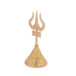 Click Pujan Shiv Ji Trishul Hand Bell for Pooja, Ghanti for Mandir, Home Temple Prayer Bell Ghanti for Decoration, Gifting | Traditional Religious and Spiritual Item |Ideal Gift for Festivals