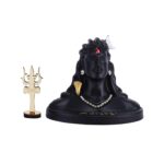 Click Pujan Adi Yogi Shiva Statue with Trishul - Car Dashboard Idol for Pooja, Shivratri Gift, Home; Office Decor