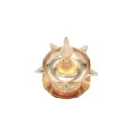 Click Pujan Deepak - 2 No. Metal 5 Mukhi Standing Deepak for Puja, Mandir, Diwali Decoration - Image 3