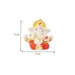Click Pujan Small Ganesh Murti for Car Dashboard - Polyresin Home Decor Showpiece Gift - Image 2