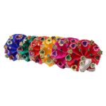 Click Pujan Kanha Mukut - 2 No. Floral Crown for Bal Gopal, Krishna Ji | Set of 2 | Handmade Shringar for Janmashtami Puja - Image 2