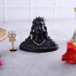 Click Pujan Adi Yogi Shiva Statue with Trishul - Car Dashboard Idol for Pooja, Shivratri Gift, Home; Office Decor - Image 5
