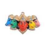 Click Pujan Panchmukhi Hanuman Statue - Multicolor Hindu God Murti for Home, Office & Temple | Vastu Protection Decor