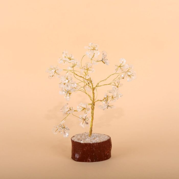 Click Pujan White Crystal Tree - Good Luck Bonsai for Home Decor & Gifts - Image 1