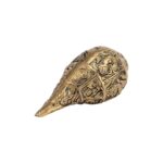 Click Pujan Brass Shankh with Ganesha Carving - Temple & Home Decor Showpiece - Image 2