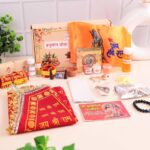 Click Pujan Hanuman Chola Puja Kit - Dhoop, Chandan, Gangajal, Moli | Divine Samagri Box