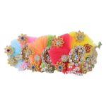 Click Pujan Kanha Pagdi - 3 No. Krishna Turban with Stone & Bead Work for Janmashtami & Pooja - Image 2