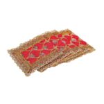 Click Pujan Chunni | Small | Sacred Pooja Chunri for Mandir, Mata Ki Chunri, Devi Maa Chunri with Heavy Embroidery & Golden Borders | Auspicious Chunari for Durga, Lakshmi, Saraswati