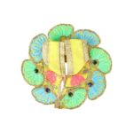Click Pujan Kanha Poshak - 0 No. Flower Design (Set of 2) | Ethnic Krishna Vastra for Janmashtami & Puja