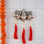 Click Pujan Silver Panchmukhi Hanuman Statue with Latkan for Home, Office & Temple - Image 4