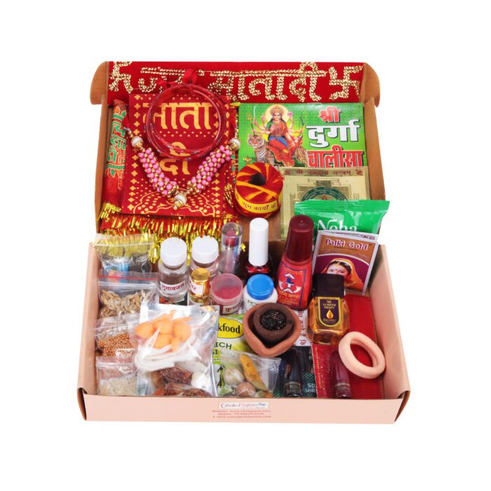 Click Pujan Devi Shringar Puja Kit - Divine Samagri Box for Devotional Offerings - Image 2