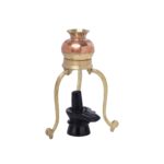 Click Pujan Traditional Jalhari for Shivling Abhishek | Handcrafted Metal Jal Patra | Stand for Daily Puja, Shivratri Rituals, and Temple Use - Image 2
