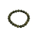 Click Pujan Natural Pyrite Crystal Bracelet | Unisex Stretchable Healing Stone Bracelet | for Wealth, Abundance, Confidence, Success, and Protection | Spiritual Energy Jewellery for Men and Women - Image 2
