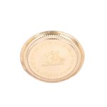 Click Pujan Pooja Thali Set - Metal 5-1x Plate + 1x Spoon + 1x Glass + 2X Bowl | Brass Thali for Prasad & Rituals | Puja Ki Thali | for Aarti, Hawan, Lakshmi Poojan | Diwali/Navratri - Image 4