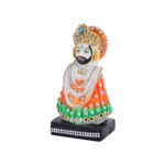 Click Pujan Khatu Shyam – 5 Inch Brass Idol | Divine Decorative Showpiece for Home Temple, Office Desk, Living Room Décor | Ideal Spiritual and Corporate Gift - Image 4