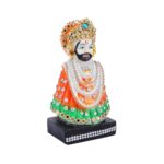 Click Pujan Khatu Shyam – 5 Inch Brass Idol | Divine Decorative Showpiece for Home Temple, Office Desk, Living Room Décor | Ideal Spiritual and Corporate Gift - Image 3