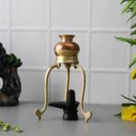 Click Pujan Traditional Jalhari for Shivling Abhishek | Handcrafted Metal Jal Patra | Stand for Daily Puja, Shivratri Rituals, and Temple Use - Image 5