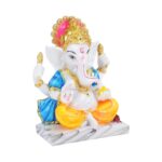 Click Pujan Ganesh Ji 8.5"- Poly Reg | Religious/Corporate Gifts Decorative Showpiece | Home/Office/Living Room/Decorative Items/Home Décor - Image 3