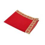 Click Pujan Red Cloth with Golden Border – 1 Meter | Pooja Chunri Fabric | Ideal for Temple, Home Mandir | Religious Rituals & Festive Decoration - Image 4
