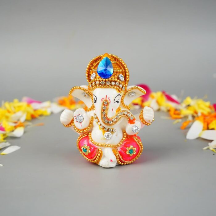 Click Pujan Ganesh - Poly Deco | Religious/Corporate Gifts Decorative Showpiece | Home/Office/Living Room/Decorative Items/Home Décor - Image 2
