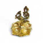 Click Pujan 5 Wick Diya Lamp - Traditional Multi-Wick Deepak | Auspicious Puja Item for Home Temple, Diwali & Festivals | Decorative Panchmukhi Deepam for Daily Worship - Image 3