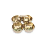 Click Pujan Chaukda Samagri Holder - Brass - Four Bowl Pooja Accessory with Handle | Traditional Puja Item for Mandir & Rituals | Decorative Brass Chaukdi for Festivals & Daily Worship - Image 5