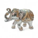 Click Pujan Elephant Idol - Resin - Decorative Showpiece for Home & Office | Feng Shui Vastu Item for Good Luck, Prosperity & Protection | Auspicious Elephant Statue for Pooja & Gifting - Image 4