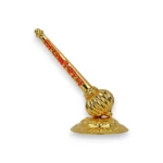 Click Pujan Hanuman Gada - Metal - Standing Bajrangbali Gada | Spiritual Pooja Item for Strength & Protection | Decorative Hanuman Ji Mace for Home Temple & Daily Worship - Image 2