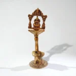 Click Pujan Maa Laxmi Deepak - Decorative Puja Diya on Elephant Base | Auspicious Oil Lamp for Home Temple, Diwali & Daily Worship | Traditional Deepak for Prosperity & Blessings - Image 3