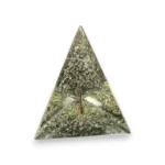 Click Pujan Pyrite Pyramid - Natural Stone - Vastu & Reiki Healing Crystal | Energy Generator for Good Luck, Wealth & Protection | Decorative Spiritual Item for Home & Office - Image 3