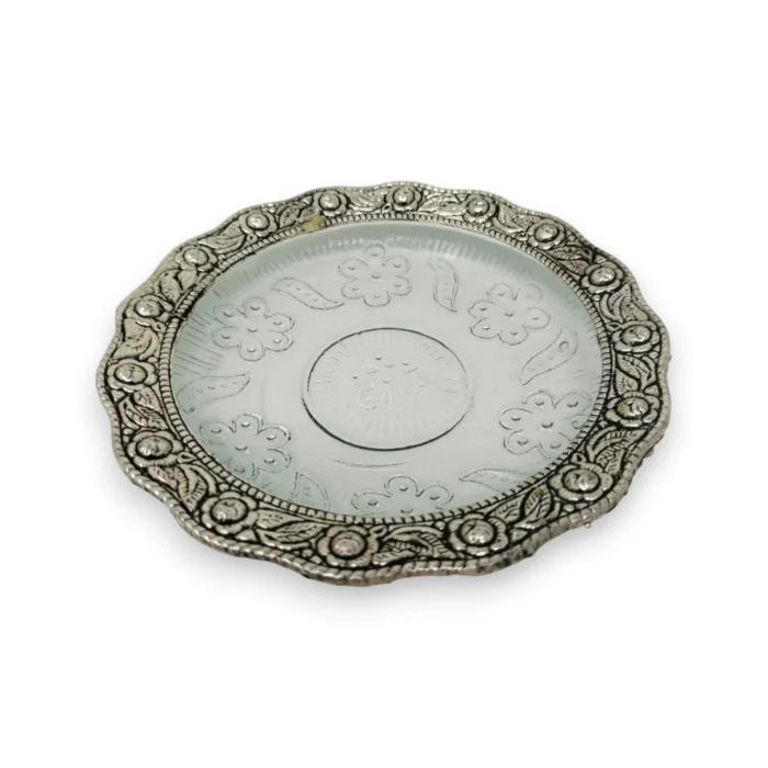 Click Pujan Tortoise Plate - Metal - Vastu & Pooja Item | Feng Shui Tortoise for Good Luck & Prosperity | Decorative Pujan Plate for Home Temple & Daily Rituals - Image 3