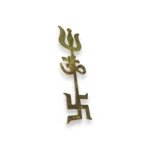 Click Pujan Trishakti Trishul - Gold - Metal Small | Home Temple | Car Dashboard & Pujan | Small Trident for Shiv Bhakti | Mahadev Puja Item for Shivratri, Navratri and Daily Rituals - Image 3