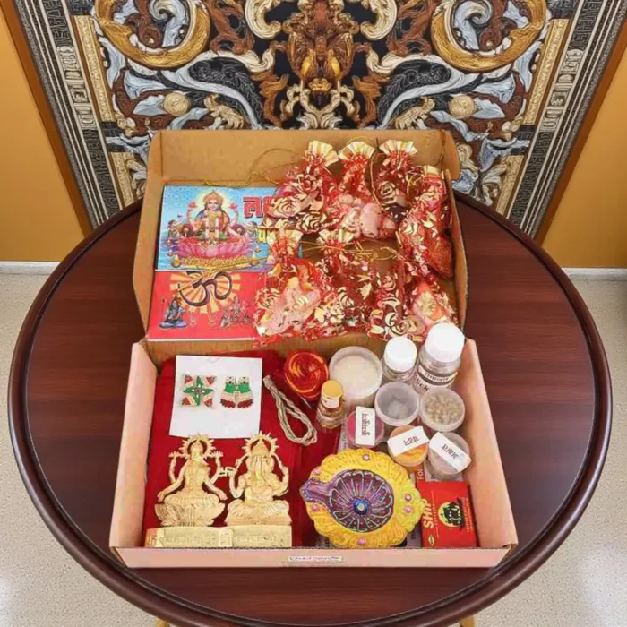 Click Pujan Deepawali Puja Kit (36 Items) | Complete Vedic Puja Vidhi & Diwali Pooja Samagri for Home & Office - Image 2
